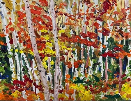 fall birch