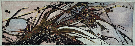 Jen Pah abstrac  etching watercolour WEB