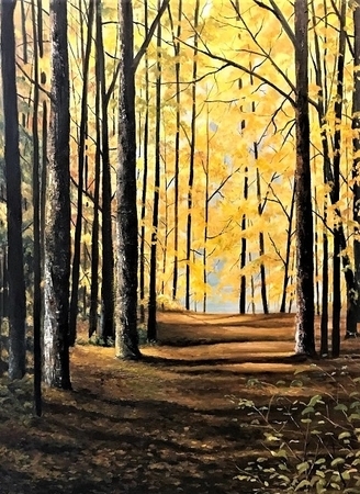 Shades of Gold 36x24